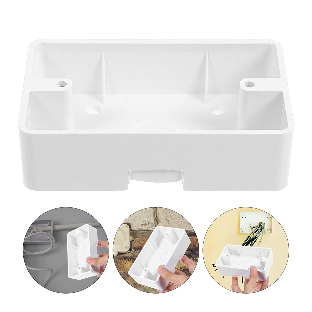 Outdoor Power Receptacle - 4Pcs Weatherproof ABS Plastic Receptacle Box