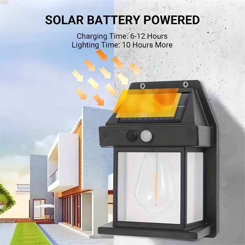 Outdoor Power House - Solar Outdoor Waterproof LED Wall Light