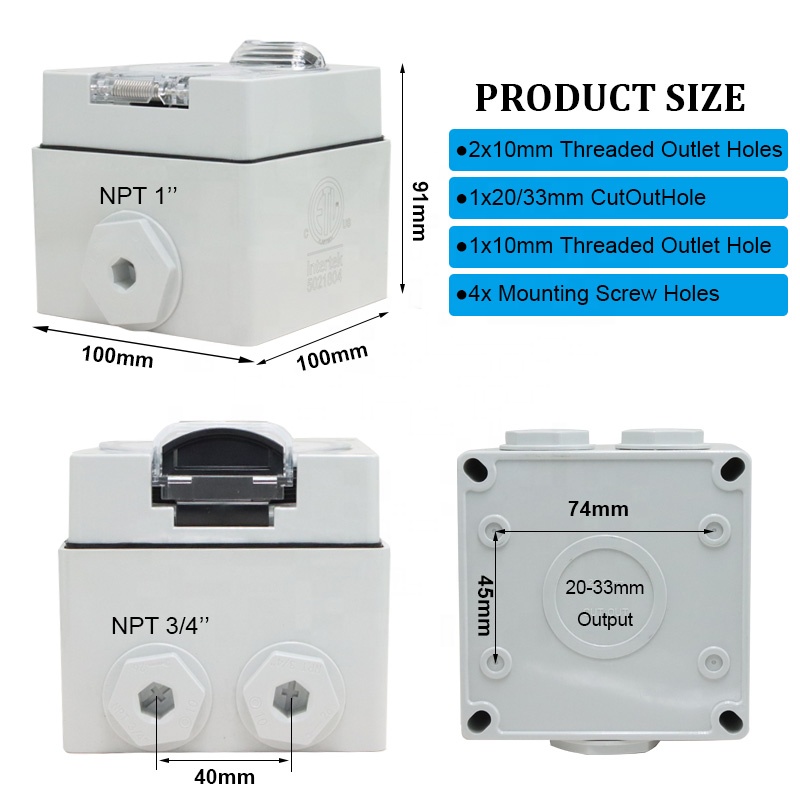50 Amp Generator RV Power Inle - огляд і ціна Outdoor Power Receptacle