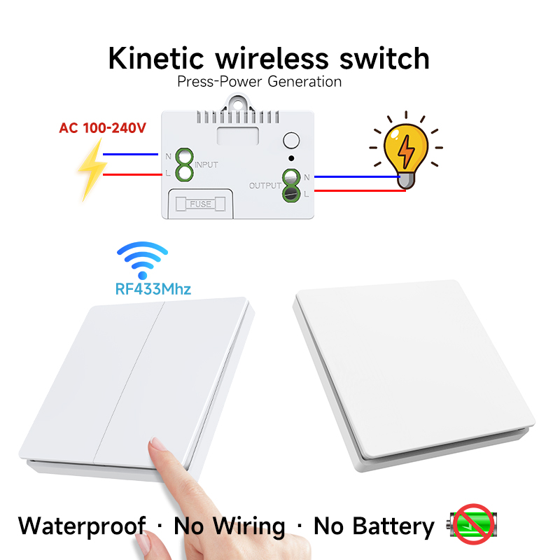 RF433 Kinetic Switch No Batter - огляд і ціна Outdoor Power House