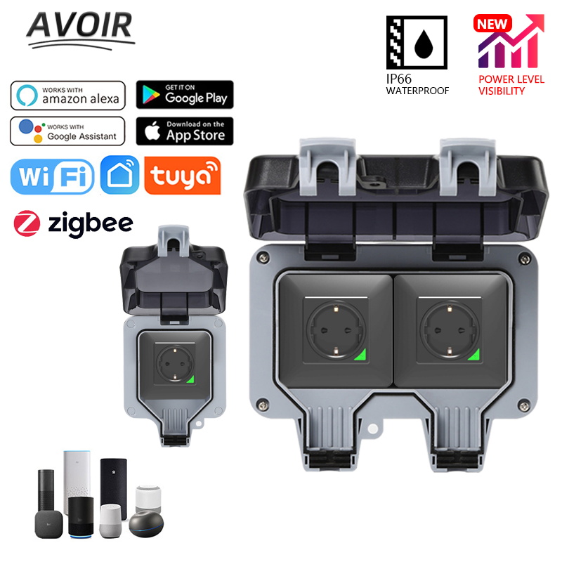 Avoir Tuya Zigbee Electrical O - огляд і ціна Outdoor Zigbee Power Plug