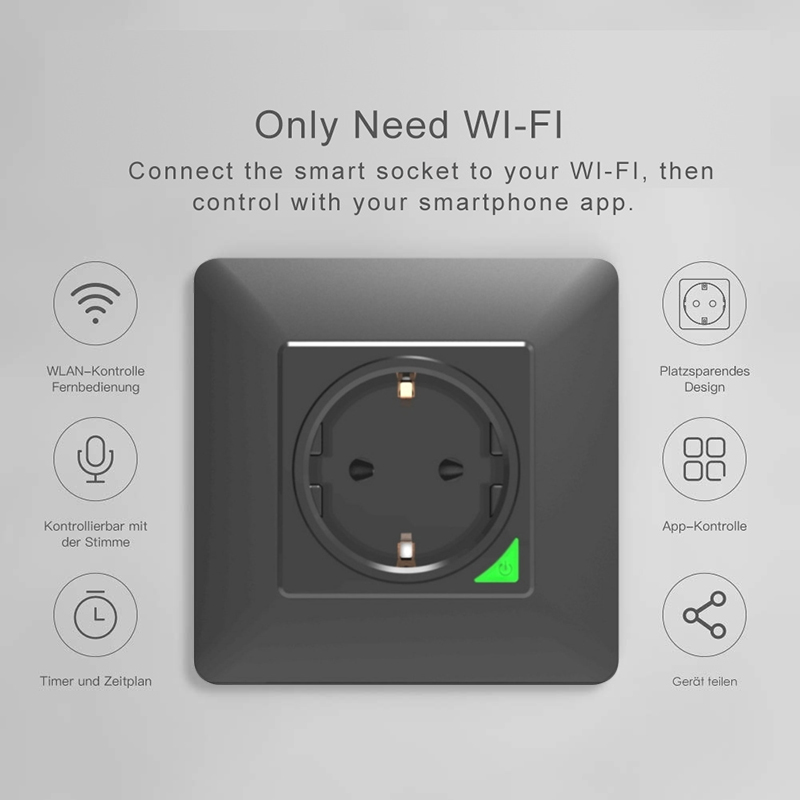 Avoir Tuya Zigbee Electrical O - огляд і ціна Outdoor Zigbee Power Plug