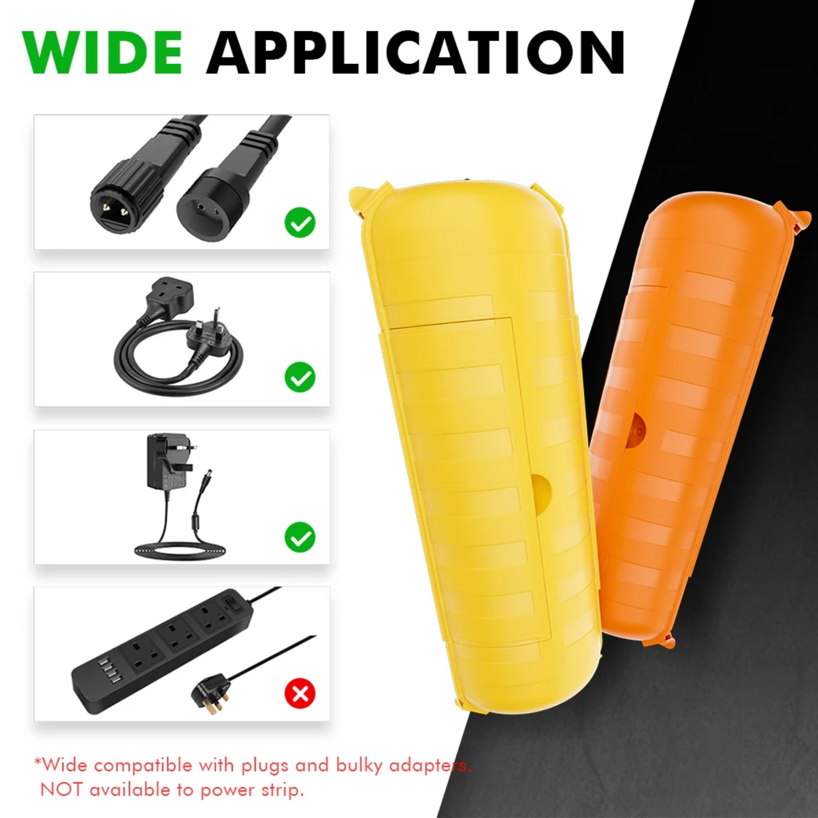 IP44 Outdoor Extension Cord Co - огляд і ціна Outdoor Power Strip With Cover