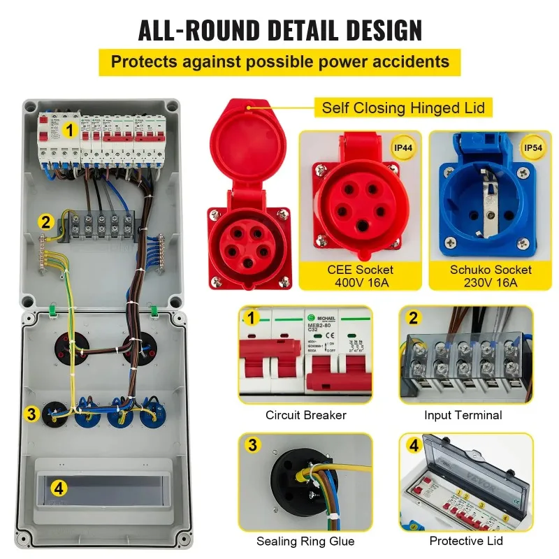 Sockets 1x Adapter Socket,  Di - огляд і ціна Outdoor Power Distributors