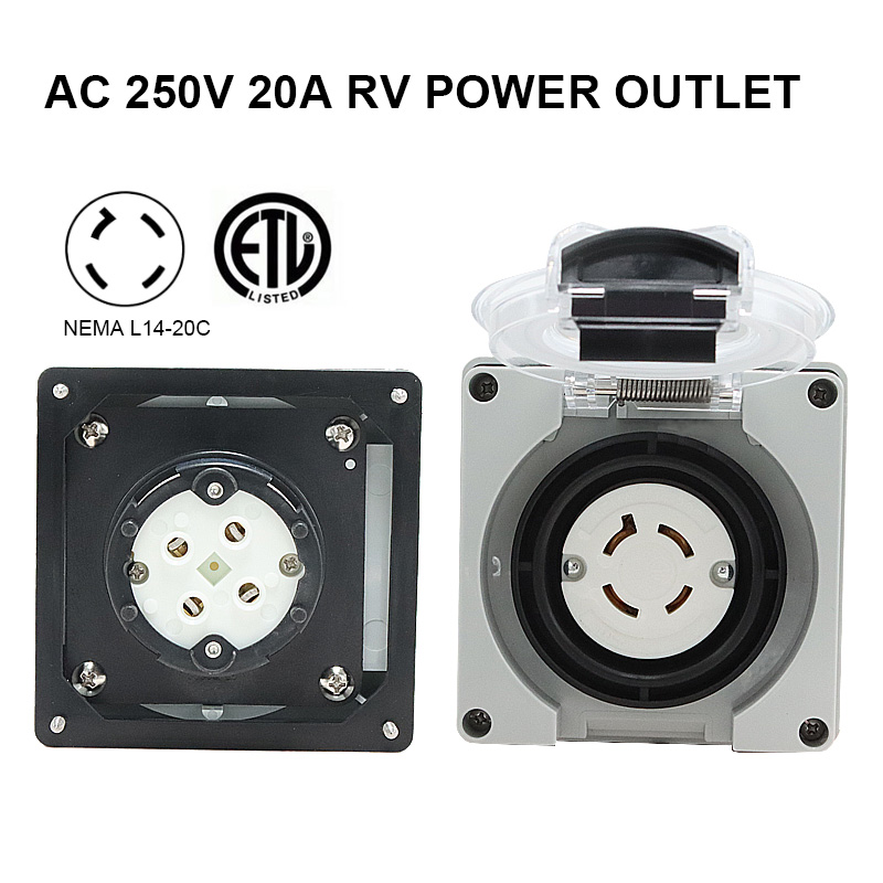 125/250V 20A Generator RV Powe - огляд і ціна Outdoor Power Receptacle