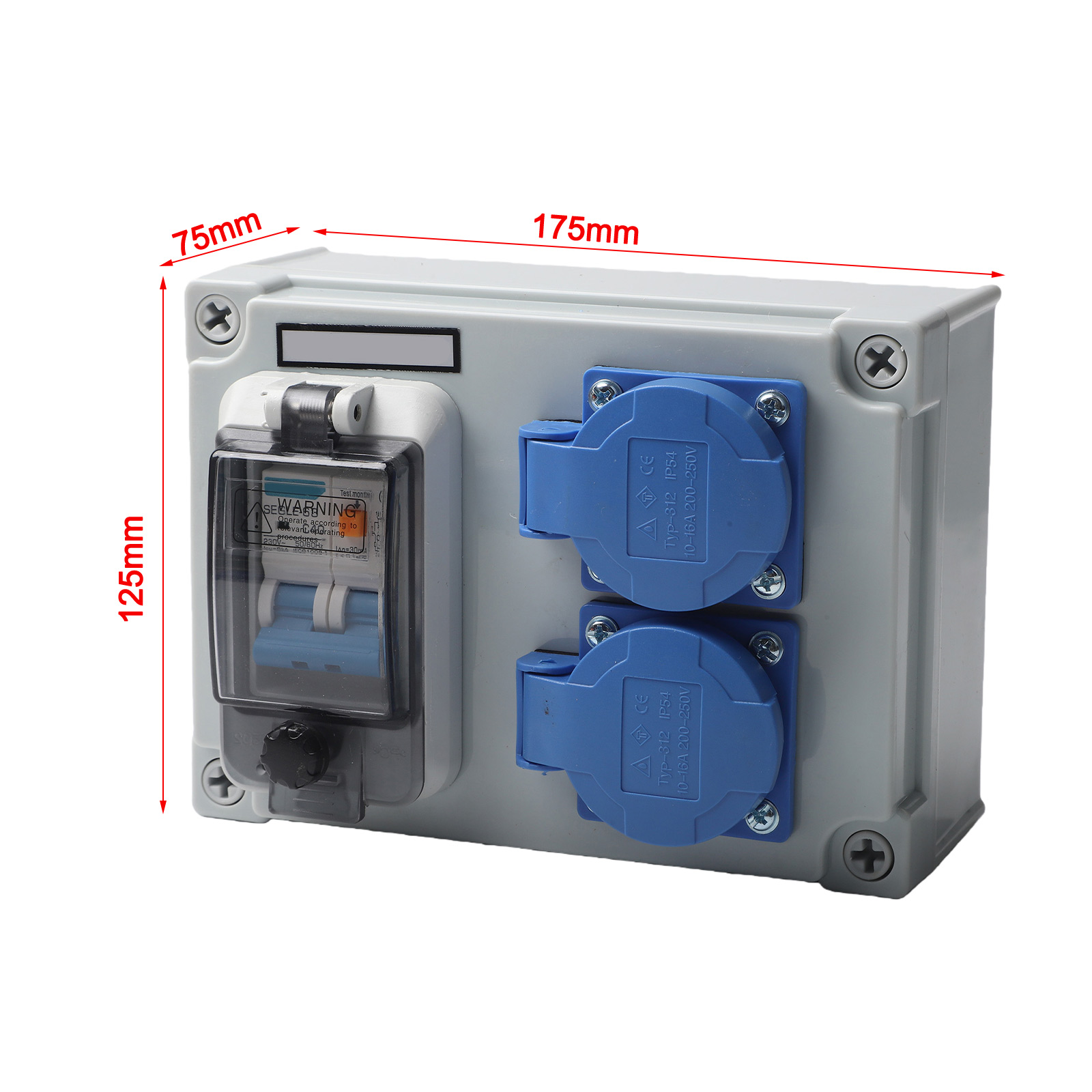 Ip54 Wall Distributor 2 Pin Co - огляд і ціна Outdoor Power Distributors