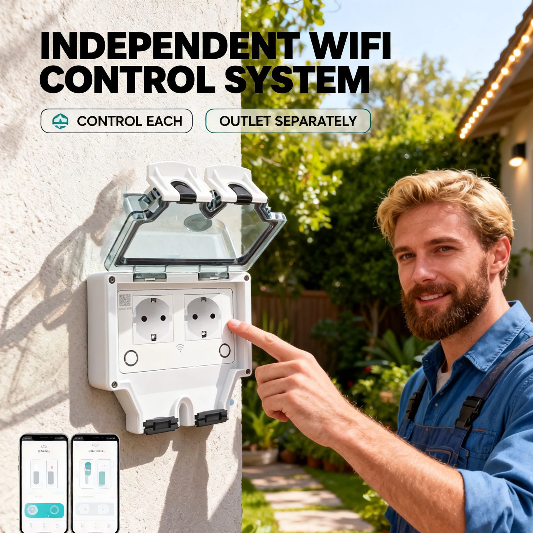 Tuya Waterproof Electrical Wal - огляд і ціна Outdoor Power Equipment Brands