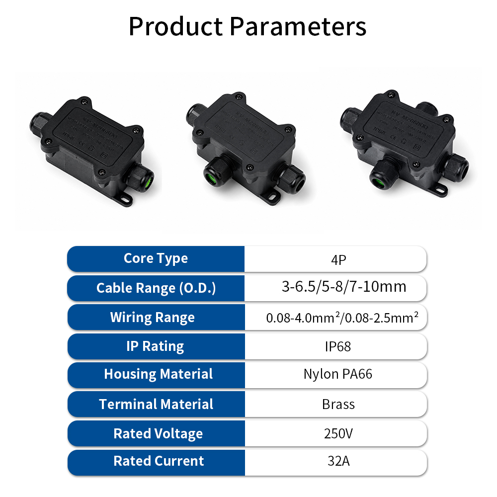 IP68 Waterproof Junction Box 2 - огляд і ціна Outdoor Power Outlet Box