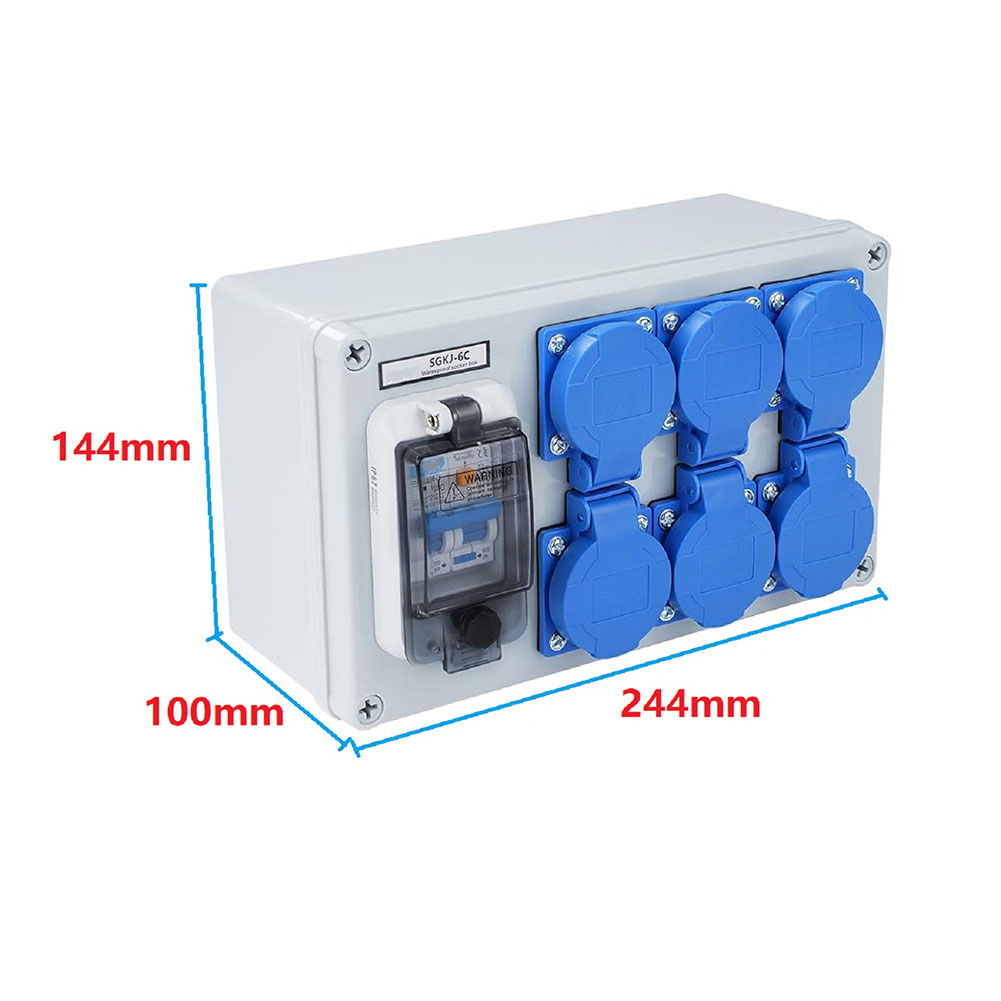 1PC IP54 Wall Mounted 6-Pin Po - огляд і ціна Outdoor Power Distributors