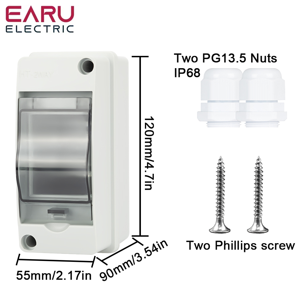 HT-2 IP65 Waterproof Distribut - огляд і ціна Outdoor Power Outlet Box