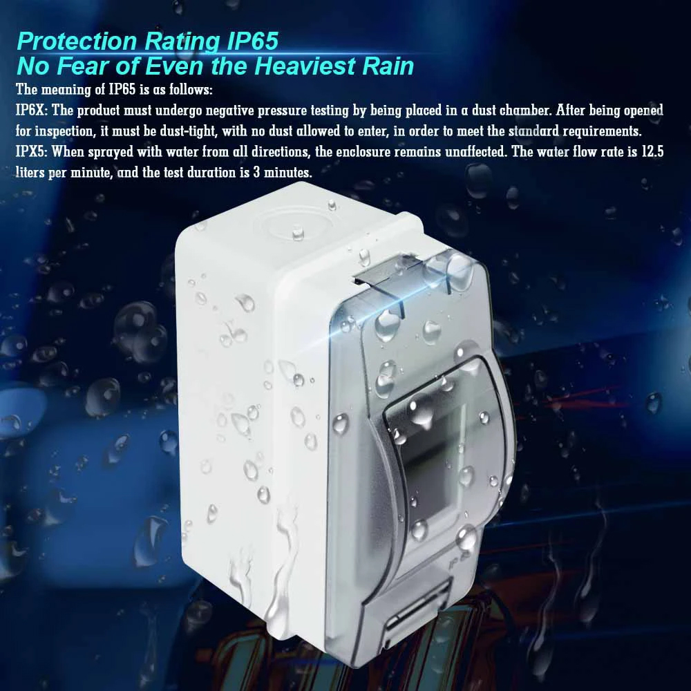 HT-2 IP65 Waterproof Distribut - огляд і ціна Outdoor Power Outlet Box